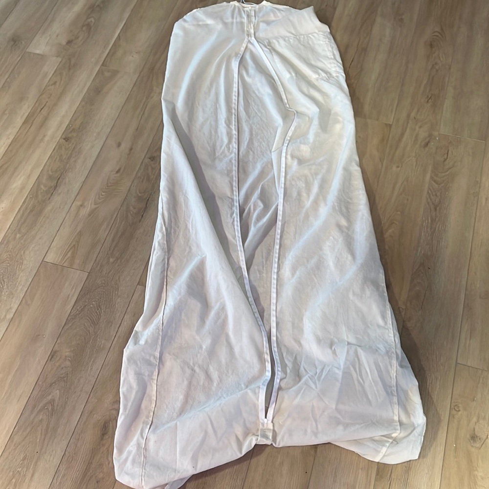 Cotton wedding dress garment bag